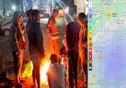 भूकंप के झटकों से सहमे सिवनीवासी, अलाव जलाकर सड़क किनारे बिताई रात