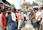 वेलेंटाइन-डे: पुतला फूक जलाई ग्रीटिंग कार्ड की होली, सभी प्रमुख स्थानों पर तैनात रहा पुलिस बल
